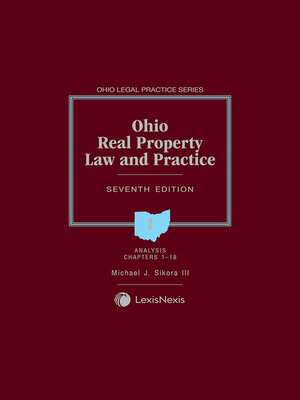 cover image of Ohio Real Property Law and Practice